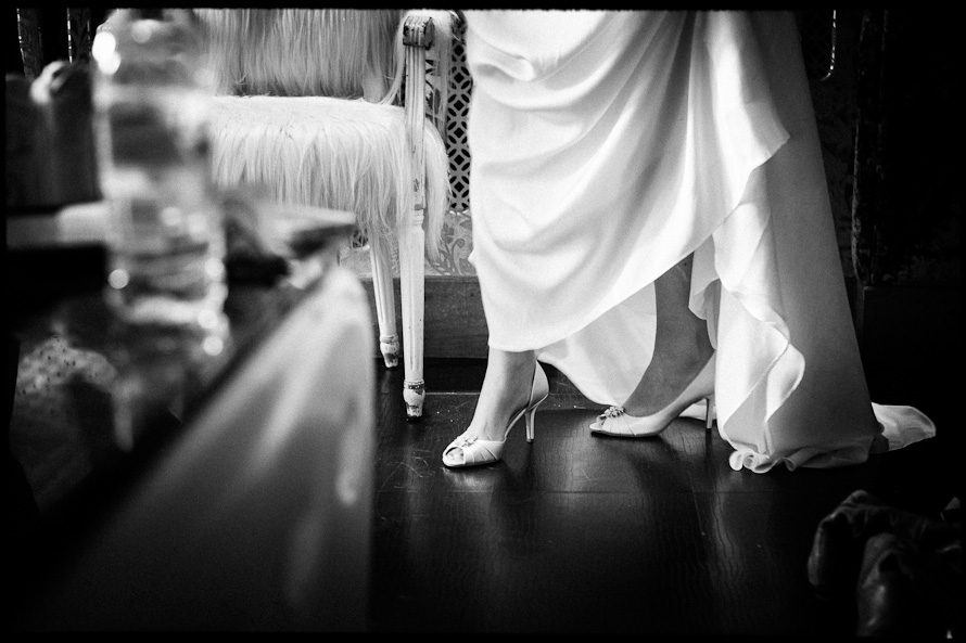 Wedding Shoe Shot by a Documentary Wedding Photographer