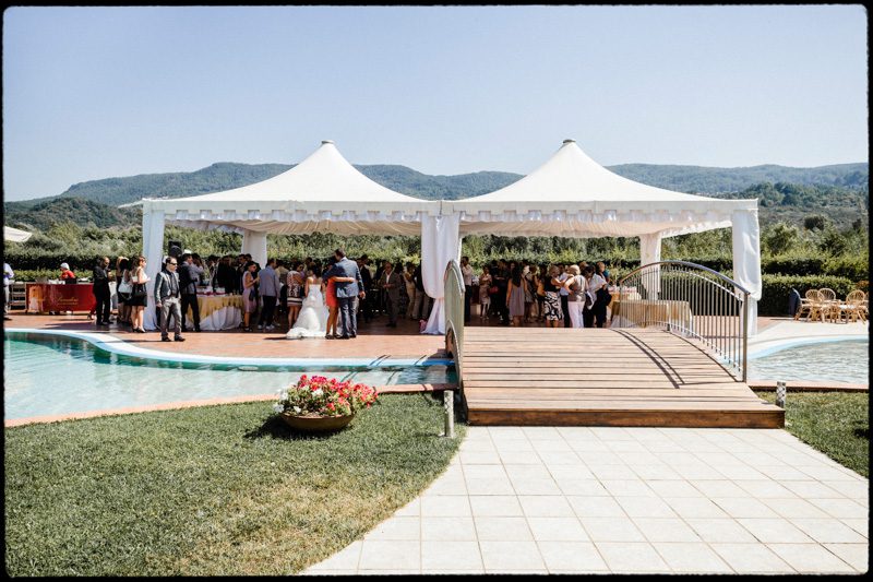 Italian wedding reception