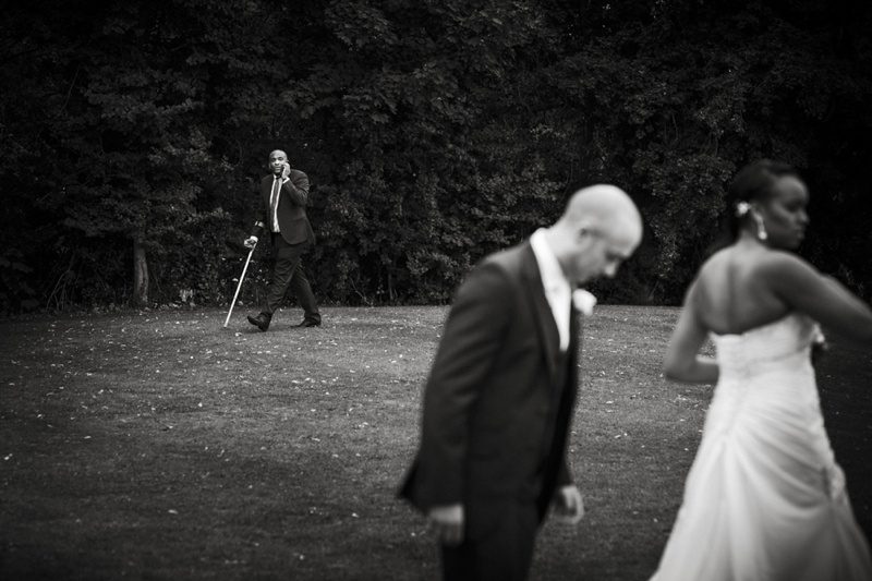 Documentary wedding photographer at Wasing Park