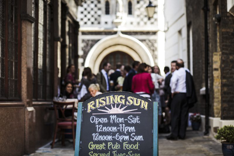 The Rising Sun wedding London