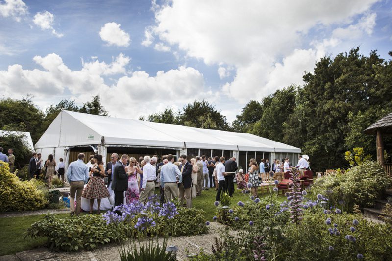 Garden wedding in Horsham West Sussex