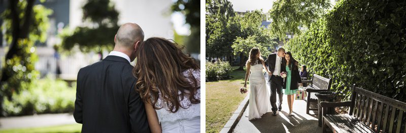 Intimate wedding at Chelsea Old Town Hall London
