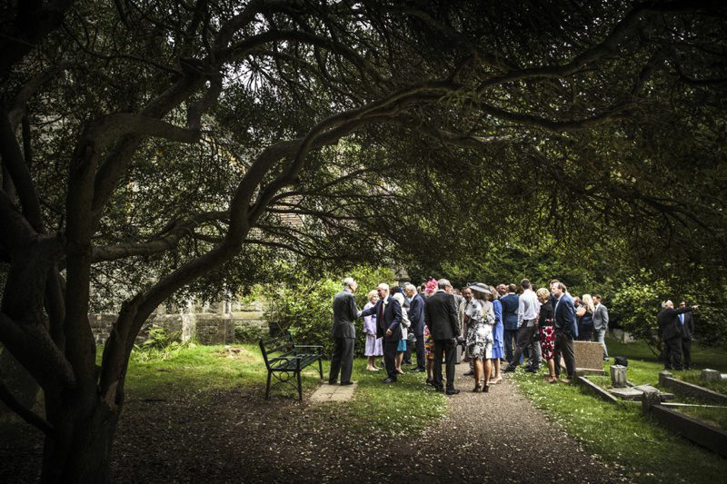 Garden wedding in Essex
