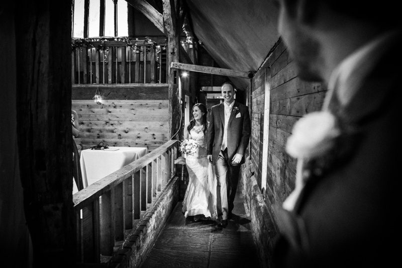 Wedding at Little Milton Church and Lains Barn