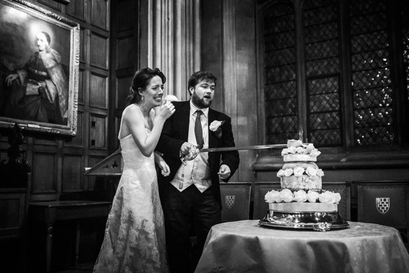 Winter wedding at St Etheldreda's and Lincoln's Inn