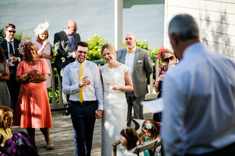 Wedding speeches at Beacon House