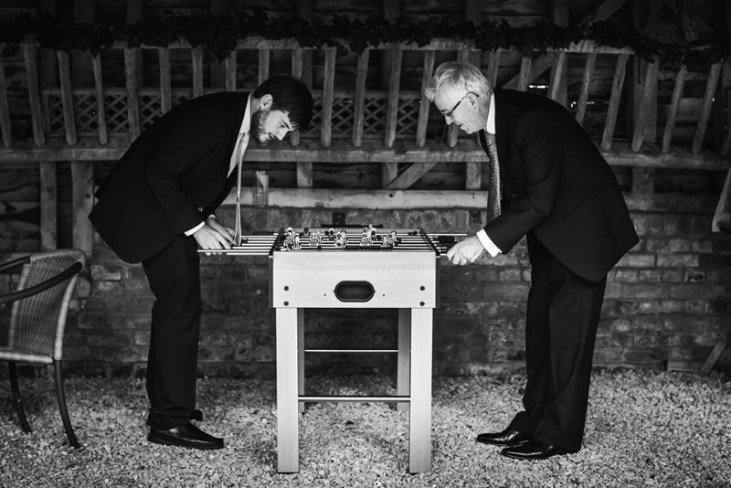 A game of table football