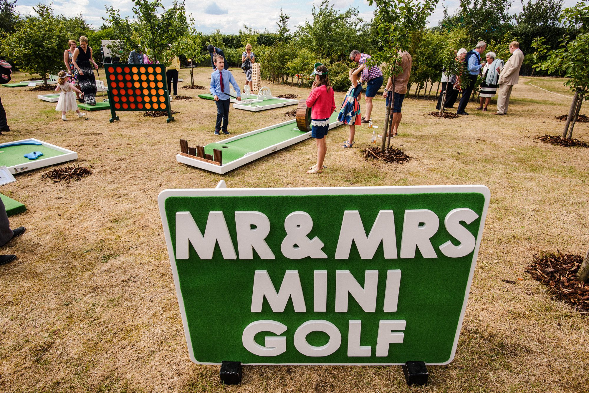 Mr and Mrs mini golf
